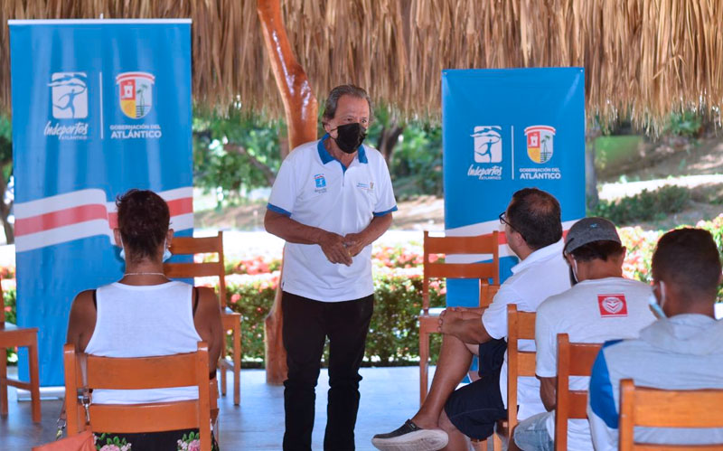 Fotografía de capacitaciones de Indeportes