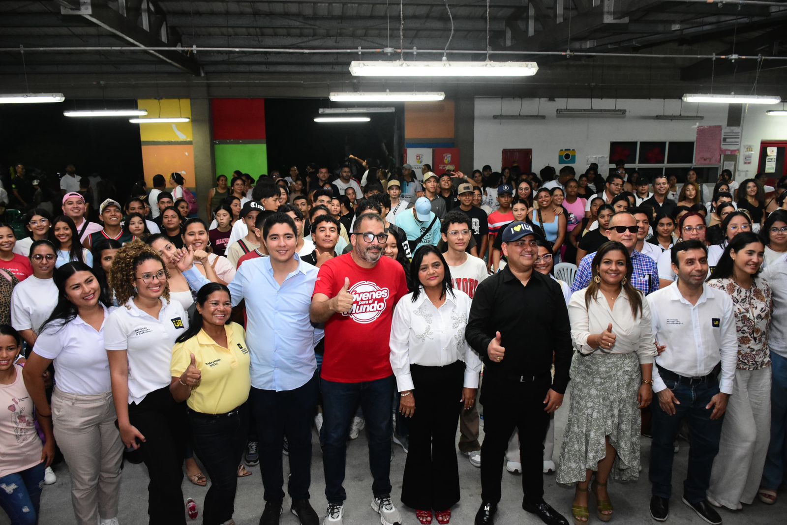 Gobernación del Atlántico, IUB y alcaldías dan la bienvenida a 1.346 jóvenes del programa “Jóvenes para el Mundo” en Santo Tomás