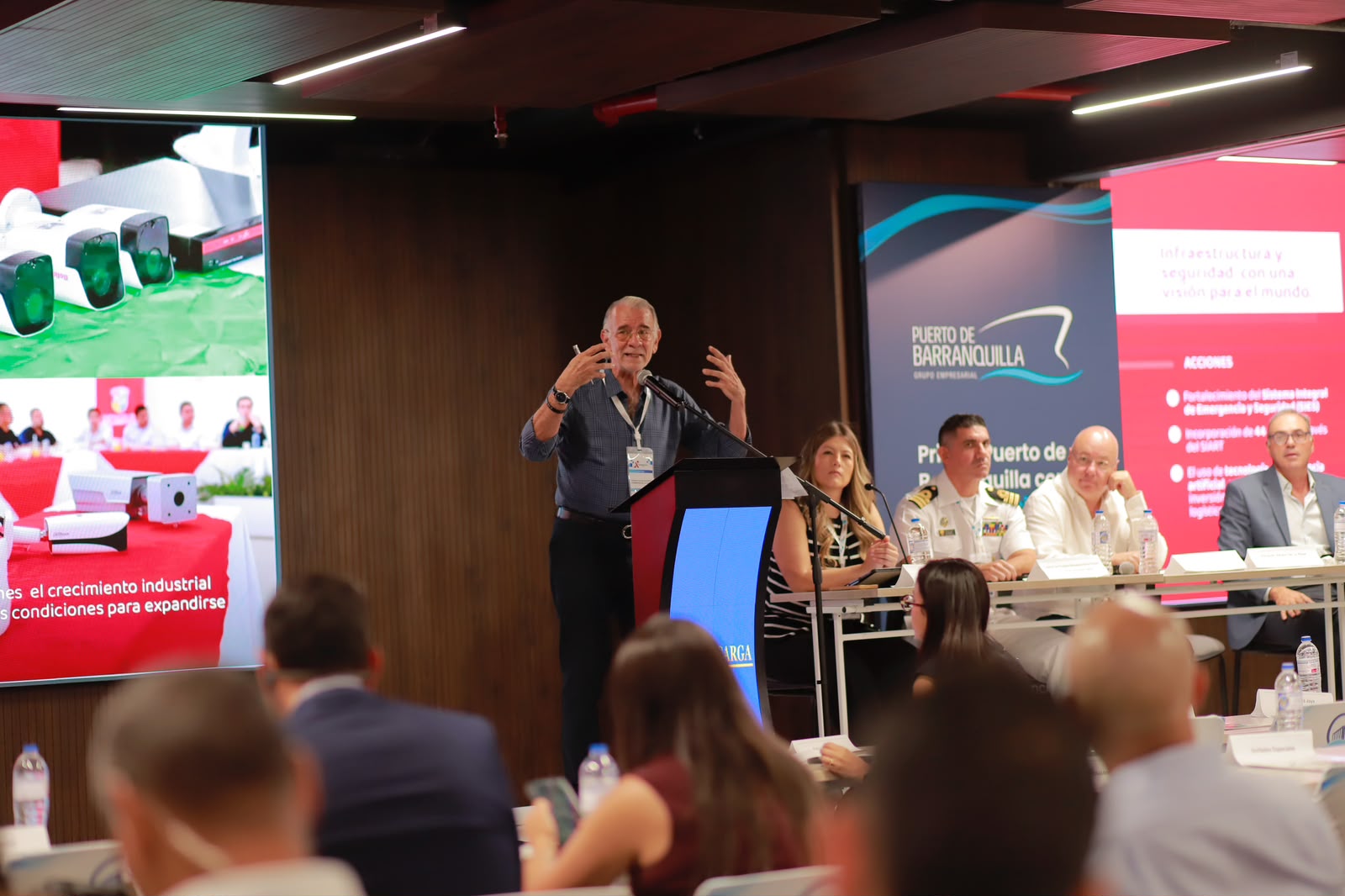 Obras de infraestructura del Gobierno de Eduardo Verano proyectan al Atlántico como plataforma logística para el mundo en congreso de operadores