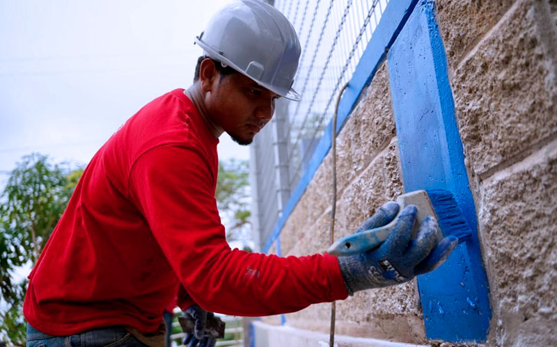 Fotografía joven trabajando