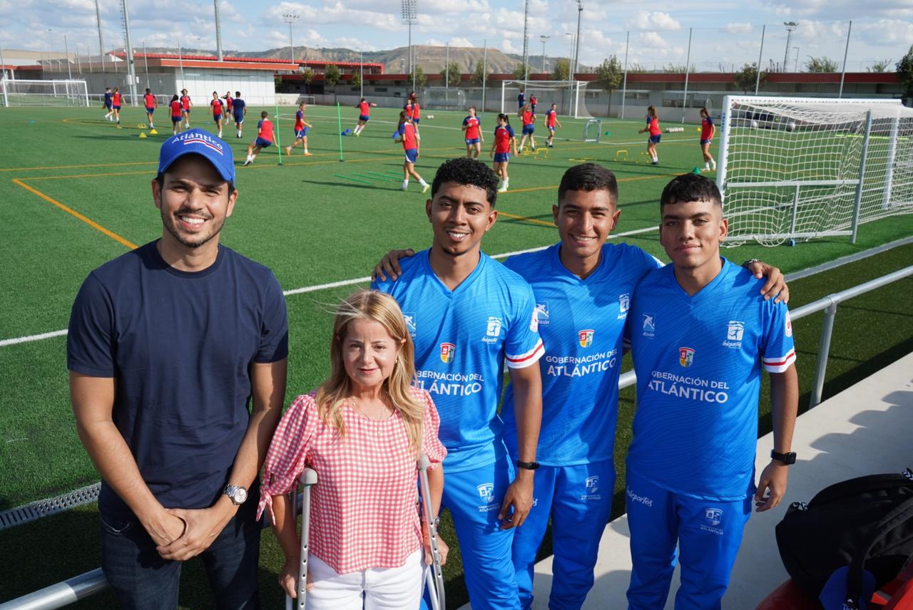 Atlantico Entrenadores de Mision Futbol completaron sus primeras dos jornadas de capacitacion en Madrid