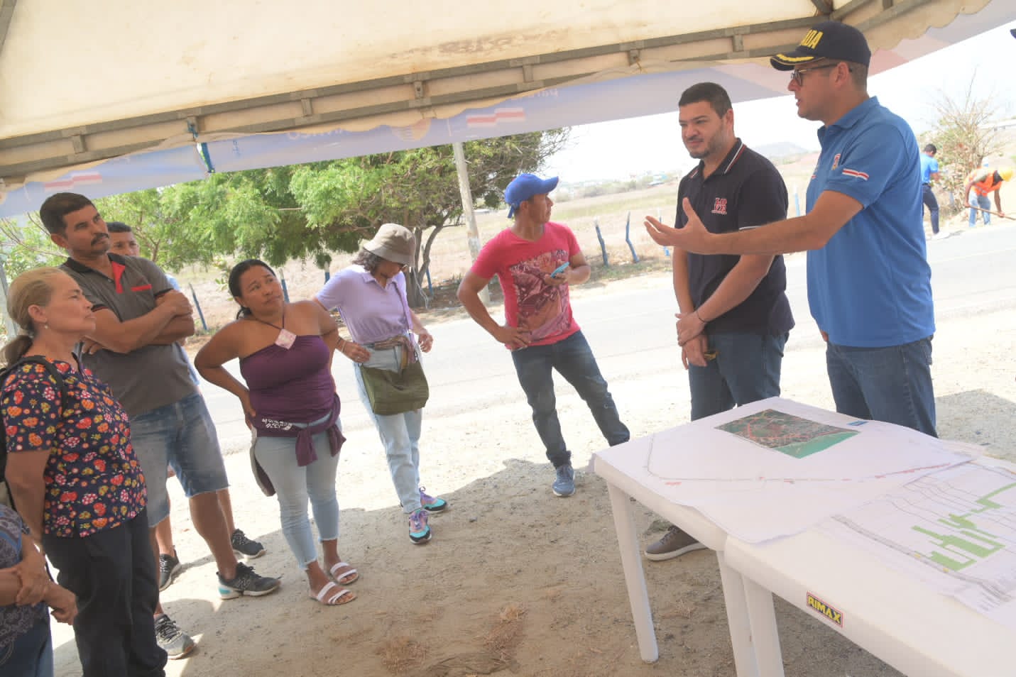 Atlantico seguimiento a las obras  espacio publico en Santa Veronica