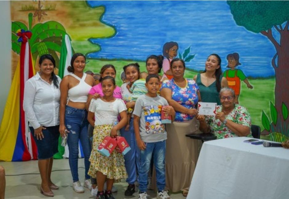 Foto de Familias durante la celebración del Día de la Familia en el municipio de Repelón Atlántico