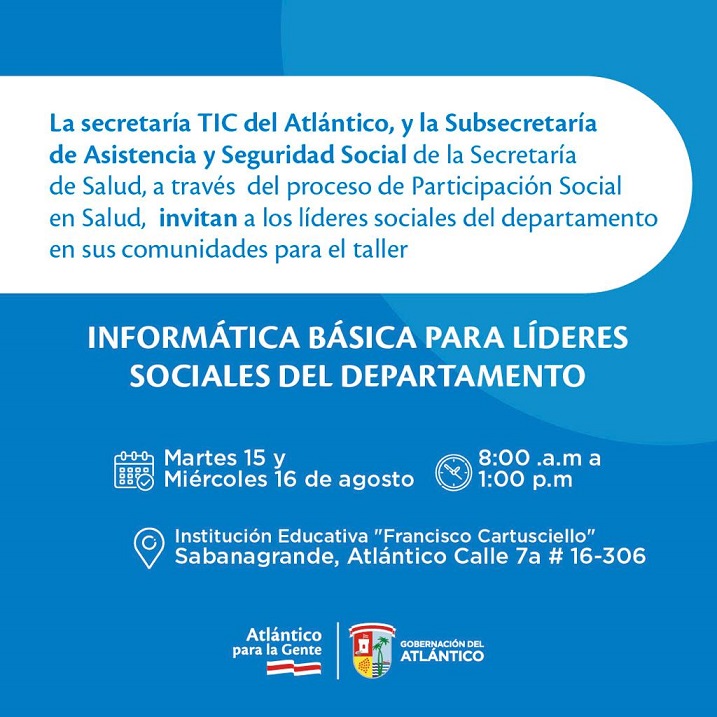 Taller Informatica Agosto 15 Sabanagrande